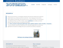 Tablet Screenshot of bougard.com